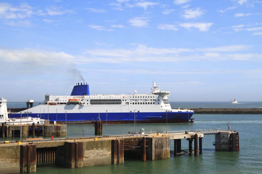 Ferry Freight in the sea